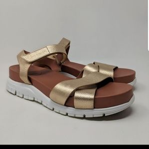 Cole Haan Zerogrand Rose Gold Platform Sandal